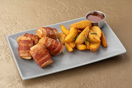 Курица в беконе