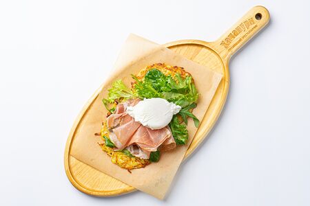 Картофельные драники с прошутто