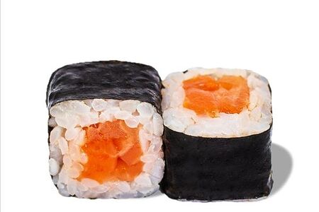 Мини-ролл с лососем