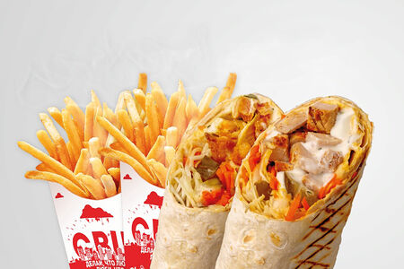 Сет на двоих с шаурмой №1