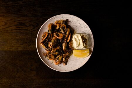 Креветки отварные