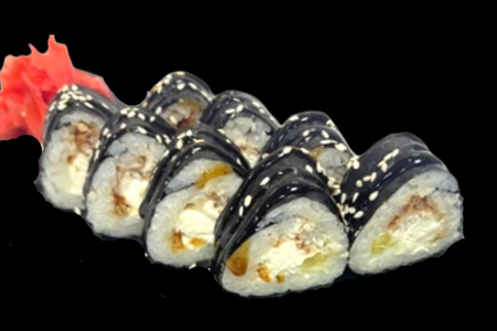 Ролл с угрем и ананасом