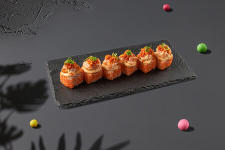 Спайси ролл с лососем