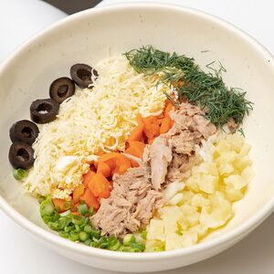 Салат Мимоза с тунцом