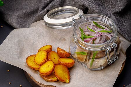 Сельдь с картофелем 