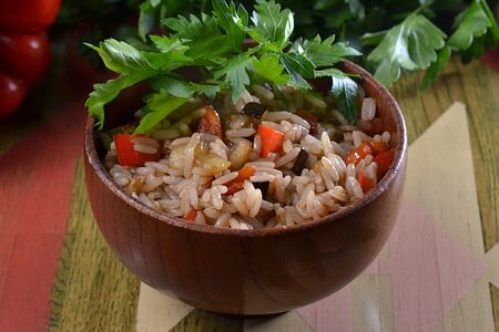 Рис с овощами