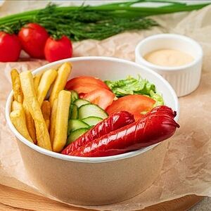 Ланч-бокс с колбасками