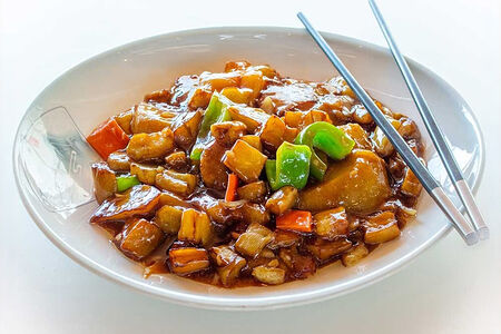 Баклажаны с картофелем