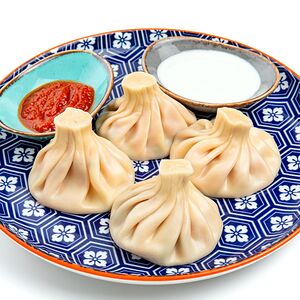 Хинкали с бараниной 