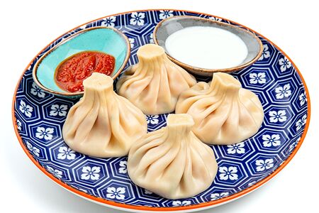 Хинкали с бараниной 