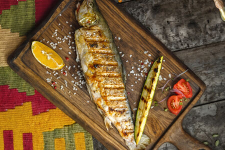 Форель в печи