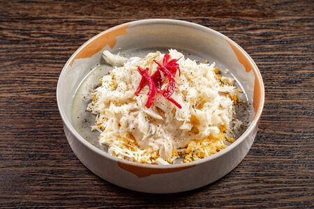 Салат с копченой треской и молодым картофелем