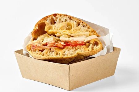 Сэндвич Цезарь на чиабатте