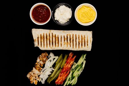 Шаурма на углях