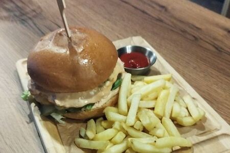 New York Бургер с рваной свининой