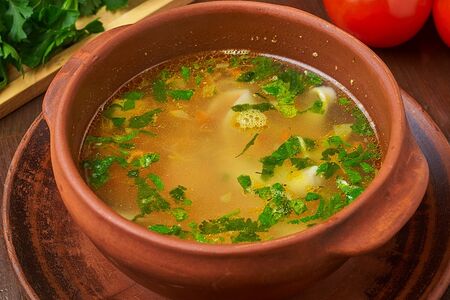 Суп куриный