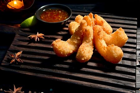 Креветки в панировке