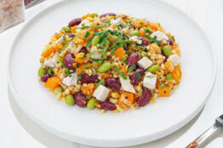 Салат ливанский с индейкой