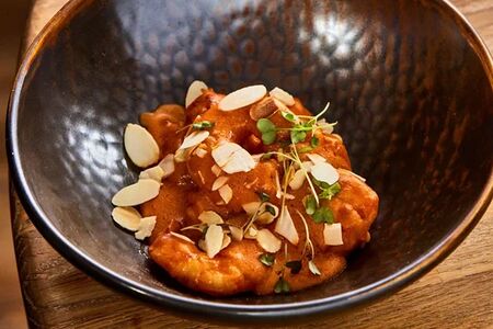 Креветки в соусе Том Ям