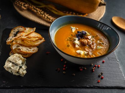 Суп-пюре из тыквы