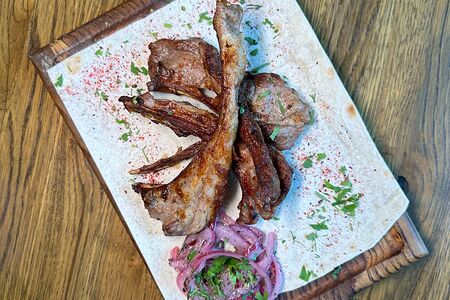 Шашлык из телятины на кости