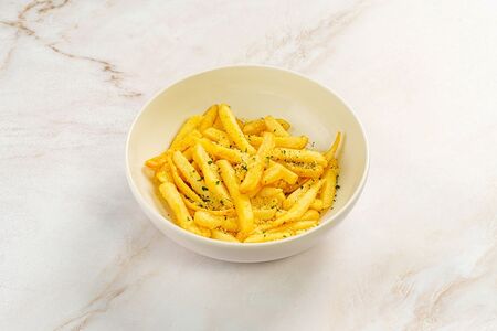 Картофель фри с трюфельным маслом
