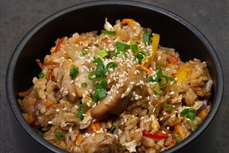 Рис с курицей