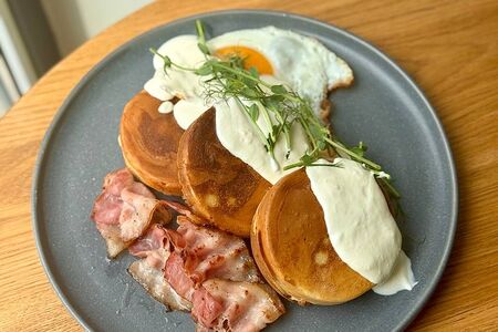 Сытные панкейки