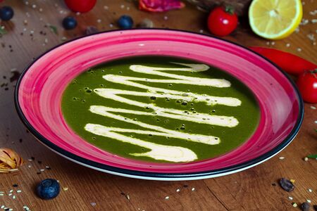 Шпинатный крем-суп