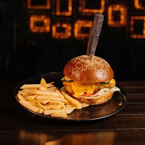 Бургер с курицей