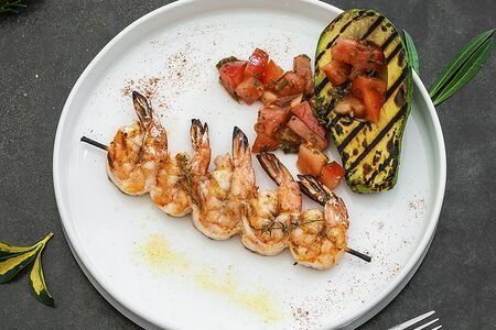 Креветки Авокадо и подружки