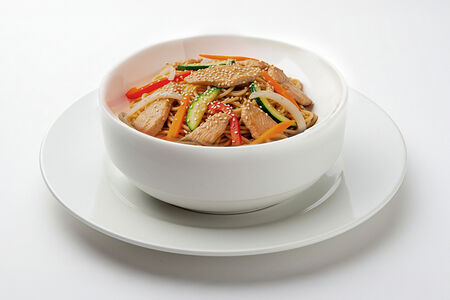 Удон с курицей