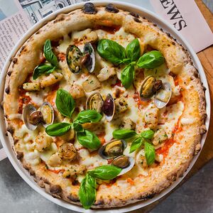 Пицца Морепродукты 