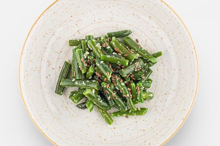 Фасоль с чесноком