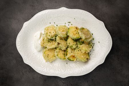 Цукини фри с креветкой