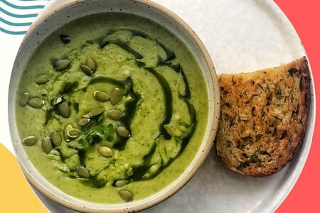 Крем-суп Горошек-Мята