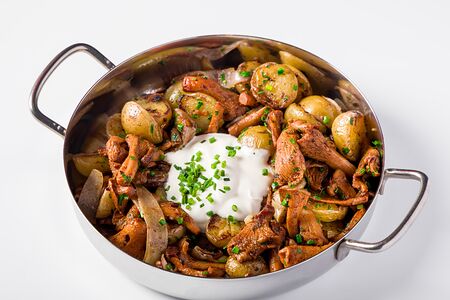 Картошка с лисичками