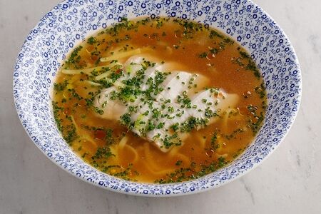 Овощной суп с куриной грудкой