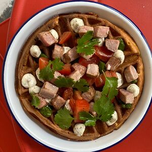 Вафля картофельная с тунцом