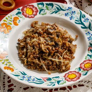 Гречневая каша с грибами