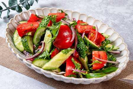 Салат овощной по-домашнему