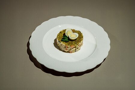 Оливье с бужениной