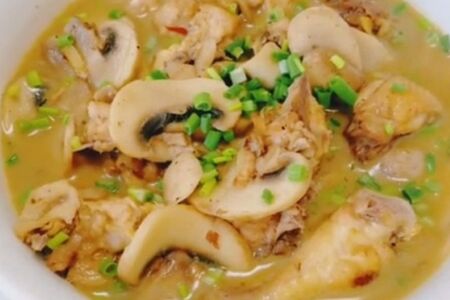 0016. Суп с шампиньонами и курицей