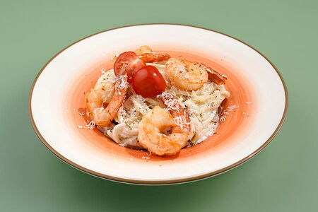 Паста с креветками