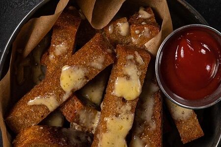 Гренки с сыром