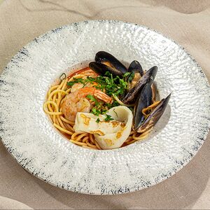 Спагетти с морепродуктами