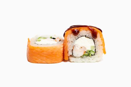 Запеченный Филадельфия с креветкой