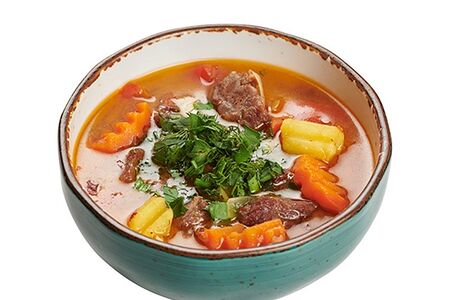 Шурпа с говядиной