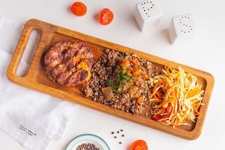 Комбо с говяжьим бифштексом 