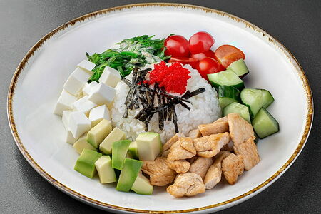 Поке с курицей